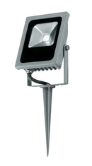 Proiettore Silver con Picchetto Installazione Terra Led 10 watt Luce Naturale Intec LED-KRONOS/SPK-10W-1
