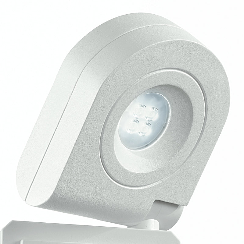 Proiettore Bianco Luce Orientabile con Sensore Parete Esterno Led 10 watt Luce Naturale Intec LED-SHEDAR/10W-2