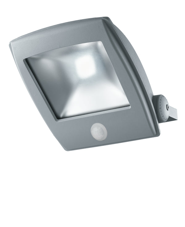 Projecteur en aluminium argenté avec détecteur de mouvement externe LED 10 watts lumière naturelle acquista