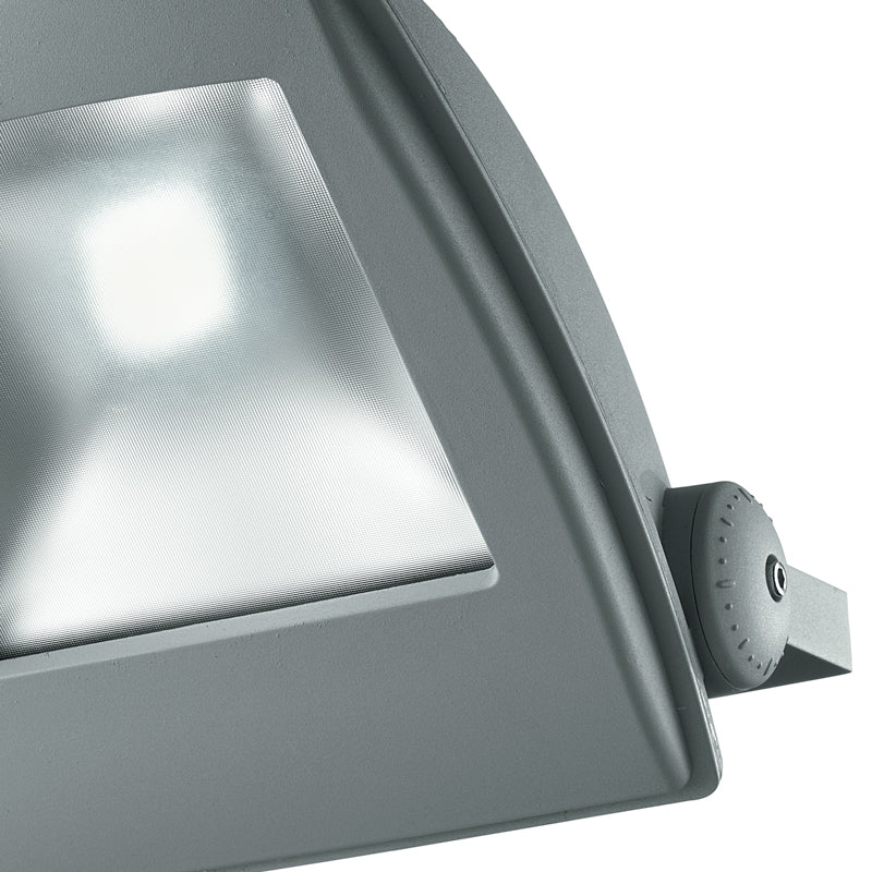 Proiettore Tenuta Stagna Alluminio Silver Parete Esterno Led 50 watt Luce Naturale Intec LED-TITAN/50W-2