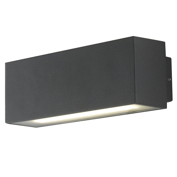Lampe applique moderne en aluminium noir au-dessus et au-dessous de la lumière naturelle LED 16 watts prezzo