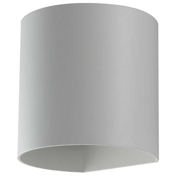 Applique cylindrique blanche moderne à double flux lumineux LED, lumière naturelle de 14 watts sconto