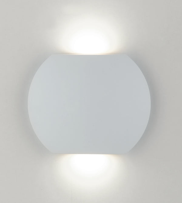Diffusion de lumière d'applique en aluminium blanc au-dessus de la lampe LED moderne lumière chaude de 6 watts acquista