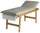 Table de Massage Fixe Visite Physiothérapie 2 Plans 190x70x75 cm 200Kg Beige