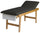 Table de Massage Fixe Visite Physiothérapie 2 Plans 190x70x75 cm 200Kg Noir