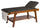 Table de Massage Fixe Visite Physiothérapie 2 Plans 190x70x75 cm 250Kg Noir