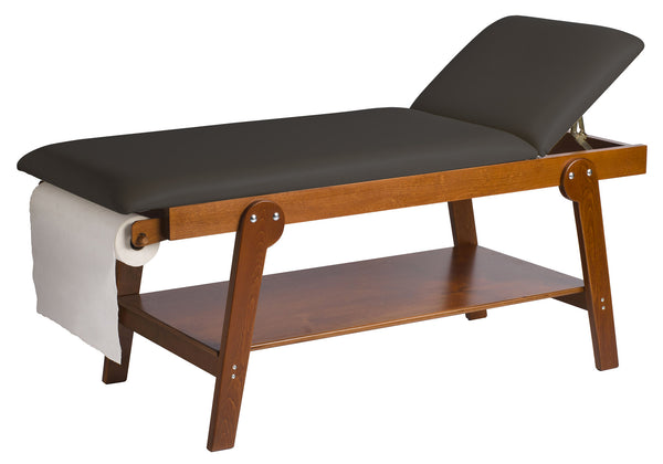 Table de Massage Fixe Visite Physiothérapie 2 Plans 190x70x75 cm 250Kg Noir acquista