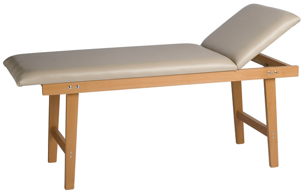 sconto Table de Massage Fixe Visite Physiothérapie 2 Plans 190x70x75 cm 150Kg Beige