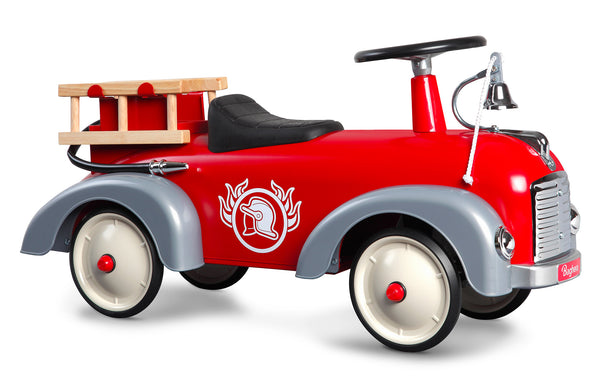 sconto Voiture à chevaucher camion de pompiers vintage pour enfants Baghera Speedster Fireman