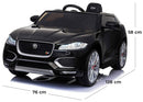 Macchina Elettrica per Bambini 12V Jaguar F-Pace Nera-5