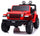 Voiture Electrique pour Enfants 12V Mp4 2 Places Jeep Wrangler Rubicon Rouge