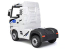 Camion Elettrico Truck per Bambini 12V Mercedes Actros Bianco-2
