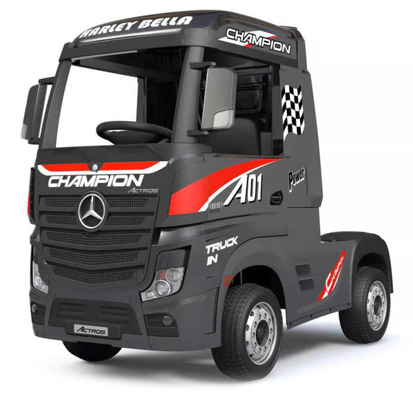 Camion Électrique pour Enfants 12V Licence Mercedes Actros Noir acquista