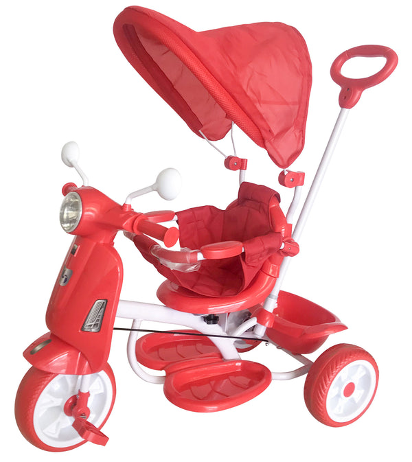 Poussette tricycle avec siège enfant réversible Kid Go Red acquista