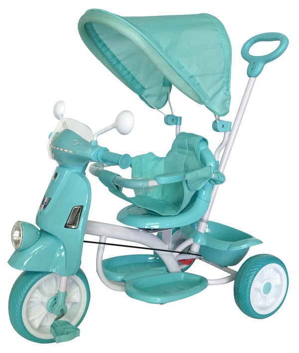 prezzo Poussette Tricycle avec Siège Enfant Réversible Vert