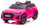 Voiture électrique pour enfants 12V avec permis Audi RS6 Rose