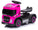 Camion électrique pour enfants 6V petit camion rose