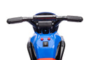Moto Mini Elettrica per Bambini 6v 3 Ruote Blu e Rossa-5