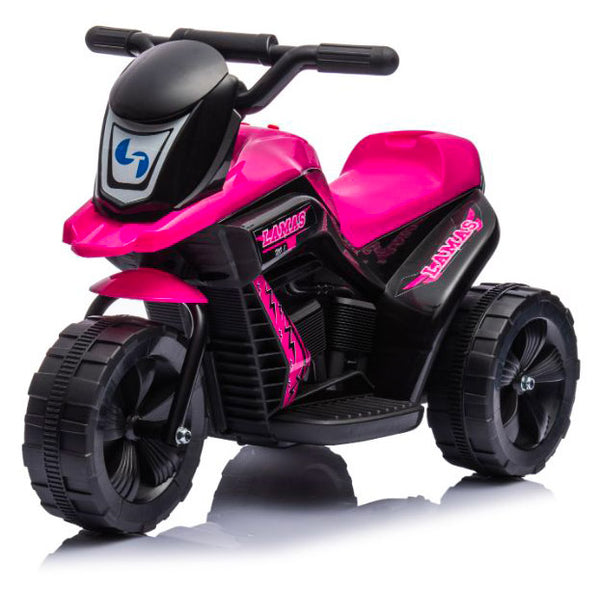 Moto Mini Elettrica per Bambini 6v 3 Ruote Rosa sconto