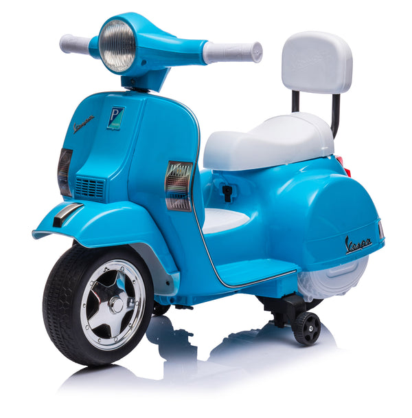 acquista Piaggio Mini Vespa PX150 Électrique 6V pour Enfants Bleu