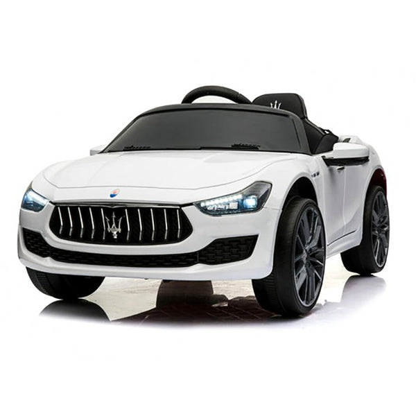 prezzo Voiture électrique pour enfants 12V avec licence Maserati Ghibli blanche