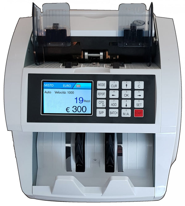 Compteur de billets et détecteur de faux billets MBS-1800 Blanc online