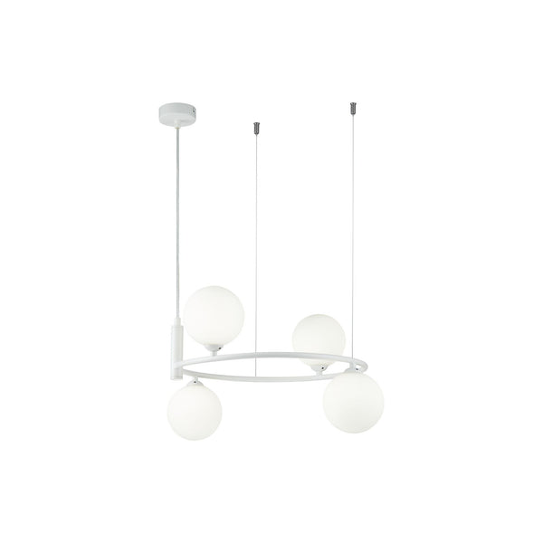 Lampe à suspension moderne en métal blanc Ring online