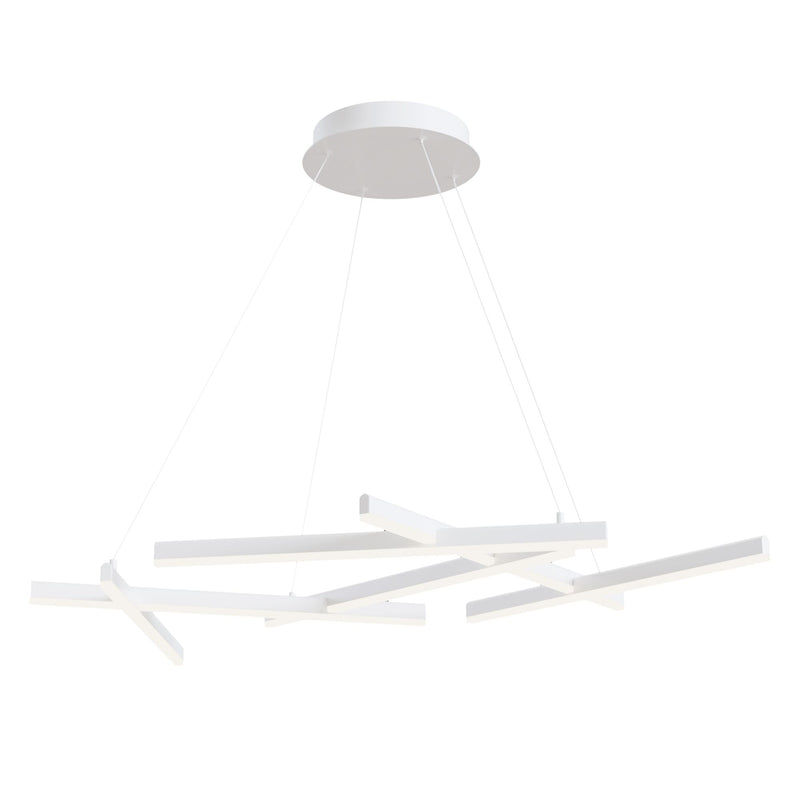Lampada pendente Modern in Alluminio Line Bianco-1