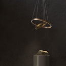 Lampada pendente Modern in Alluminio Rim Ottone-2