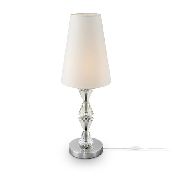 Lampe de table moderne en Métal Chromé Florero sconto