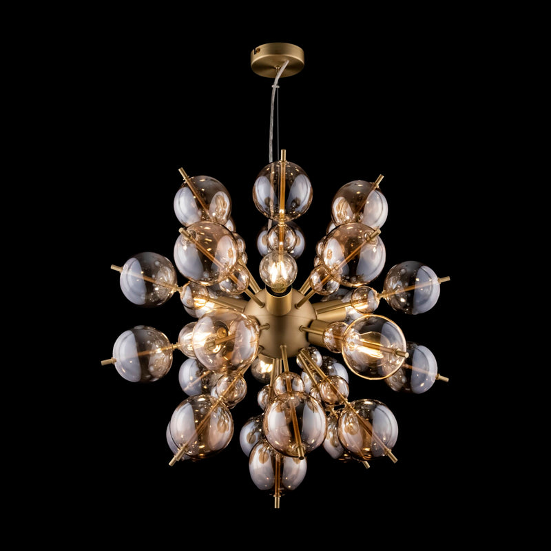 Lampada pendente Modern in Metallo Bolla Ottone-3