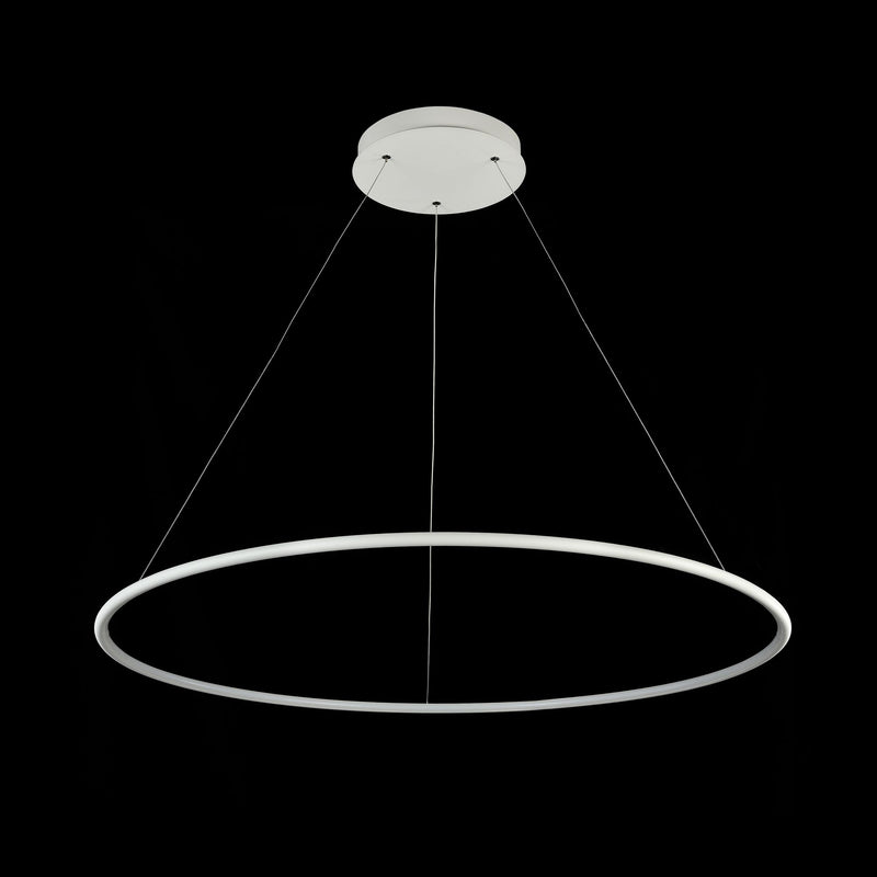 Lampada pendente Modern in Metallo Nola Bianco-3