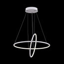 Lampada pendente Modern in Metallo Nola Bianco-2