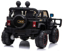 Macchina Elettrica per Bambini 2 Posti Maxi Fuoristrada 12V Happy Kids Nera-10