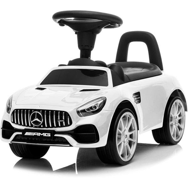 Voiture porteuse Mercedes AMG GT blanche pour enfants prezzo