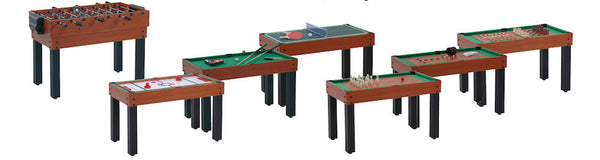 12 en 1 version table multi-jeux baby-foot tiges rétractables Garlando Multi 12 prezzo