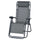 Chaise longue pliante inclinable grise Zero Gravity