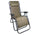 Chaise longue inclinable et pliable gris tourterelle Zero Gravity