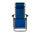 Chaise longue pliante inclinable bleue Zero Gravity