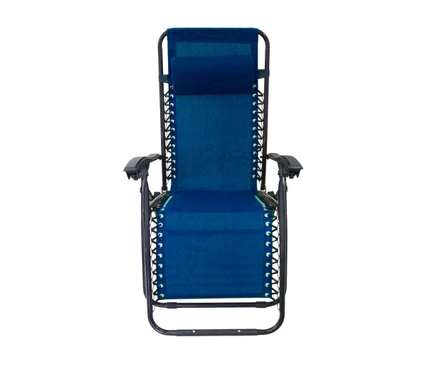 Chaise longue pliante inclinable bleue Zero Gravity acquista