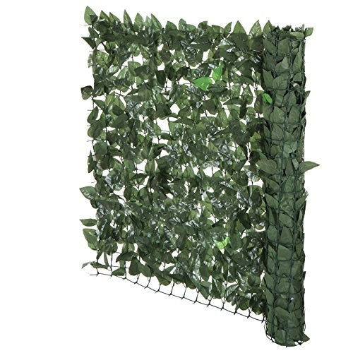 Arella Haie synthétique réaliste 1x3 m avec filet de lierre de jardin connectable en chaîne online
