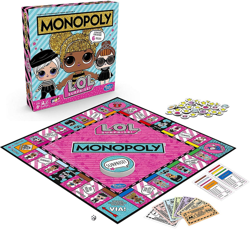 Monopoly Edizione L.O.L.! Surprise Hasbro Gaming-4