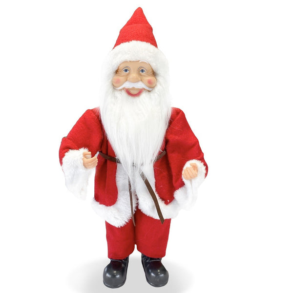 Marionnette Père Noël H40 cm avec mini lucioles rouges prezzo