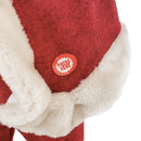 Pupazzo Babbo Natale H90 cm con Luci e Suoni Rosso e Crema-4