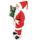 Pupazzo Babbo Natale H90 cm con Luci e Suoni Rosso-2