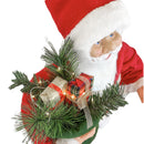 Pupazzo Babbo Natale H90 cm con Luci e Suoni Rosso-4