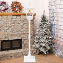 Lampione Bianco di Natale H180 cm con Musica e Mini Lucciole-4