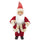 Marionnette Père Noël H40 cm avec Mini Lucioles Rouge et Crème