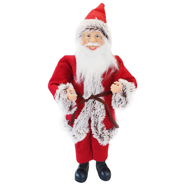Marionnette Père Noël H50 cm avec Mini Lucioles Rouges et Grises sconto