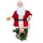 Marionnette Père Noël H80 cm avec Lumières et Mouvement Rouge